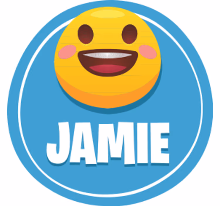 Hymyilevä kasvopersonalisointiomanlainenlasinalunen - Tenstickers