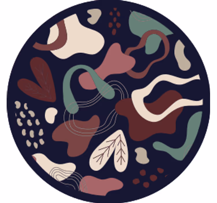 Luonnolliset muotoilut lasinalunen - Tenstickers
