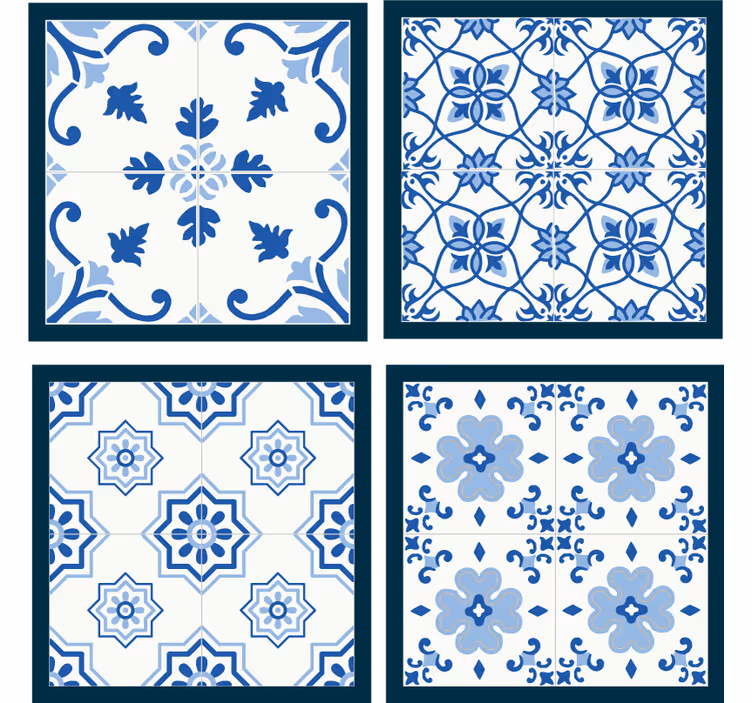 Arabesque-laattasarja laatta lasinalunen - Tenstickers