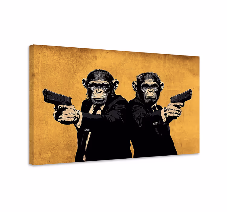 Sellu fiktiota taide canvas taulu - Tenstickers