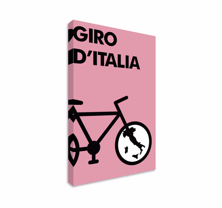giro d'italia -kuvake urheilu canvas taulu - Tenstickers