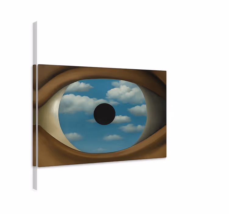 Väärennetty peili taide canvas taulu - Tenstickers