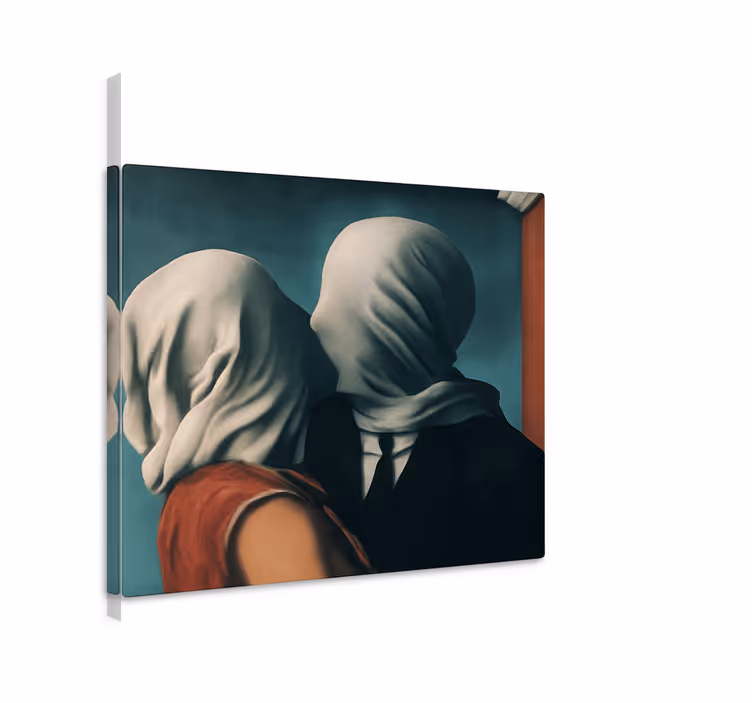 Rakastavaisten suunnittelu taide canvas taulu - Tenstickers