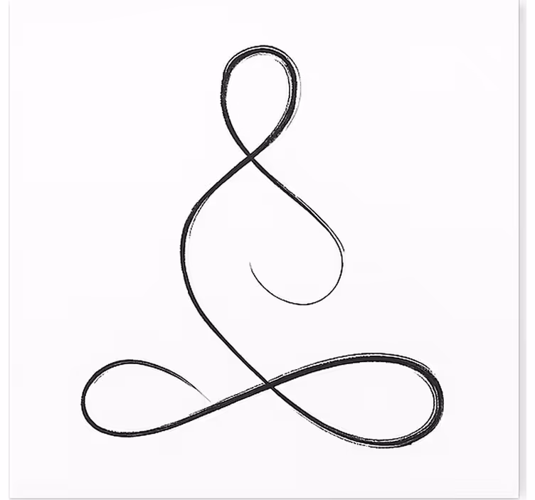 Hengitysjoogan suunnittelu urheilu canvas taulu - Tenstickers