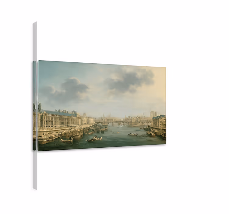Nuotta alavirtaan urheilu canvas taulu - Tenstickers