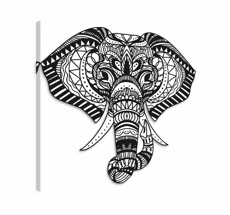 Norsu etninen canvas-taulu - Tenstickers