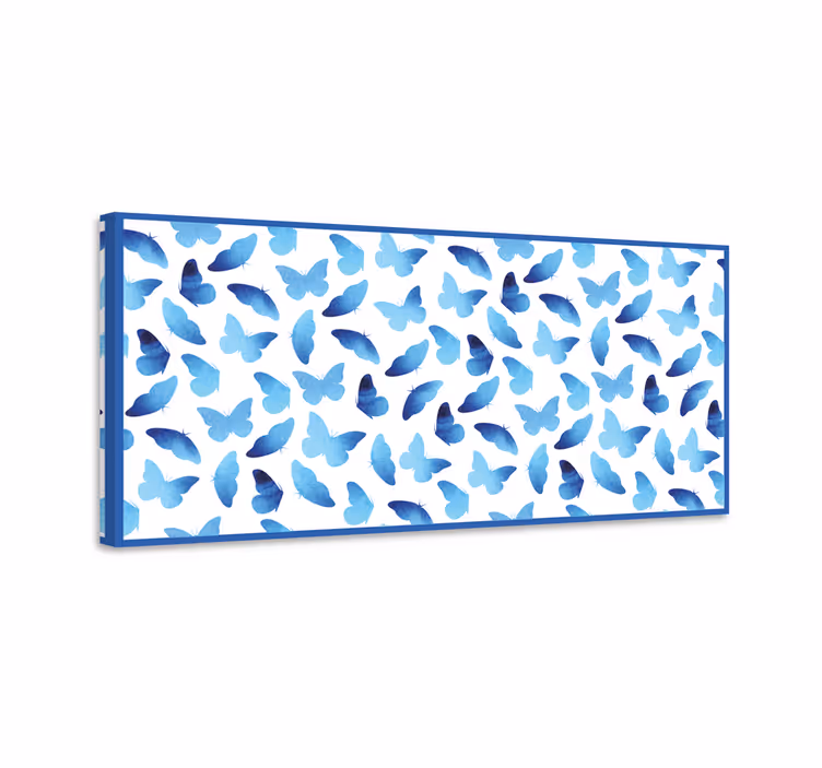 Maalatut perhoset canvas taulu - Tenstickers