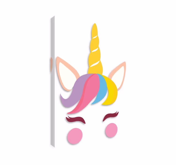 Yksisarvinen canvas taulu iphone-setti - Tenstickers