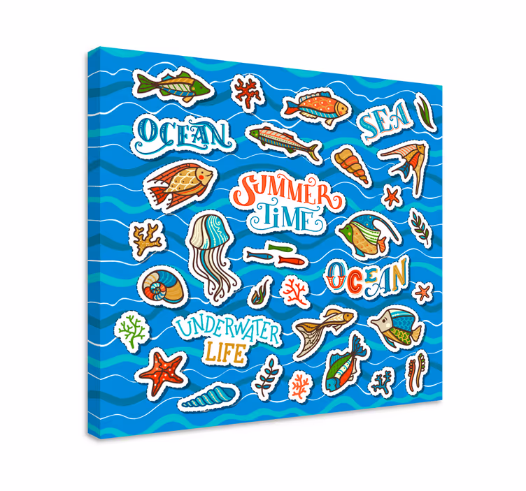 Valtamerellinen seikkailu merimies canvas - Tenstickers