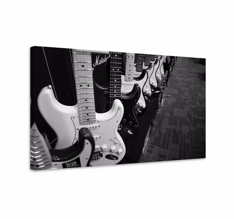 Guitarras electricas Musikaali canvas - Tenstickers