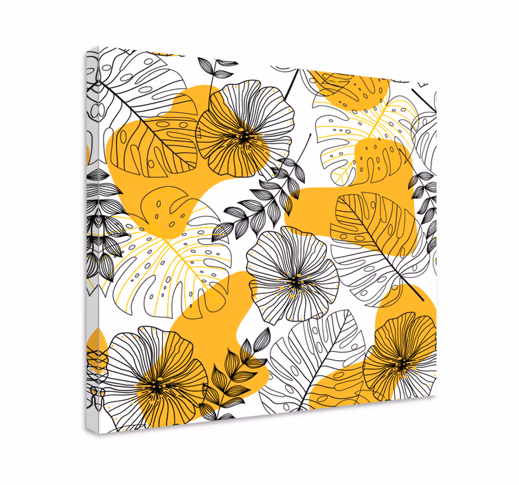 Estilo nórdico planta trooppinen nordic canvas - Tenstickers