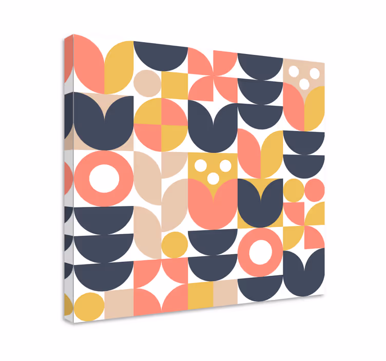 Geometrinen pohjoismainen nordic canvas - Tenstickers