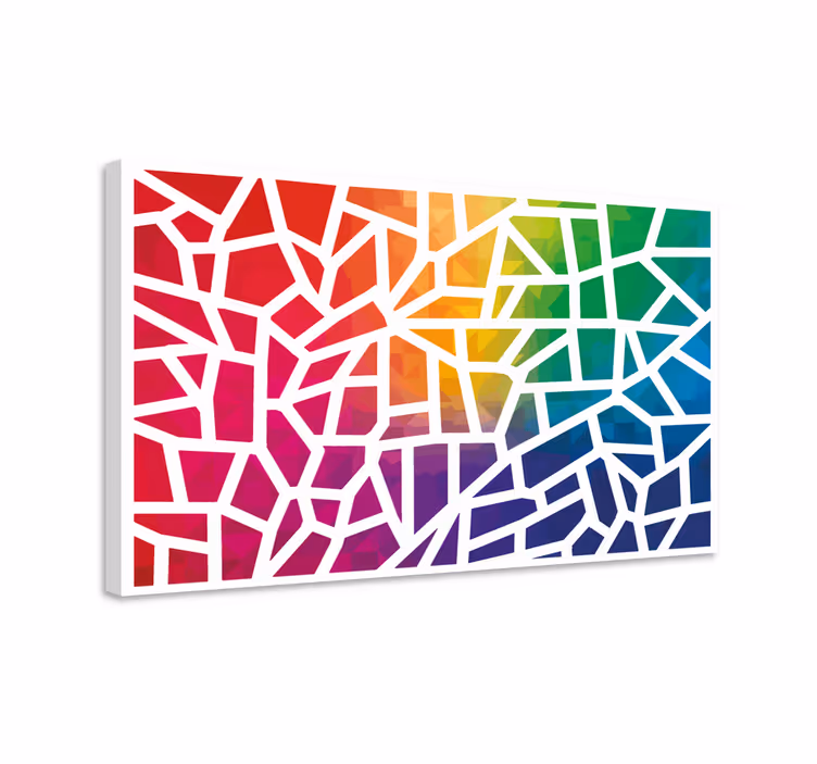 Mosaico de colores mosaiikki canvas - Tenstickers