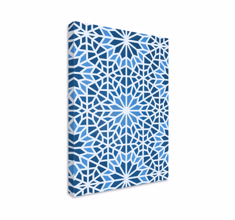 Geometrinen tähtipurkaus geometri canvas - Tenstickers