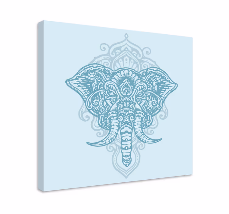 Norsu mandala mandala canvas - Tenstickers
