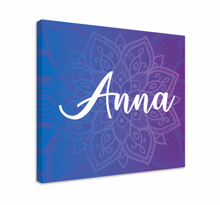 Henkilökohtainen mandala mandala canvas - Tenstickers