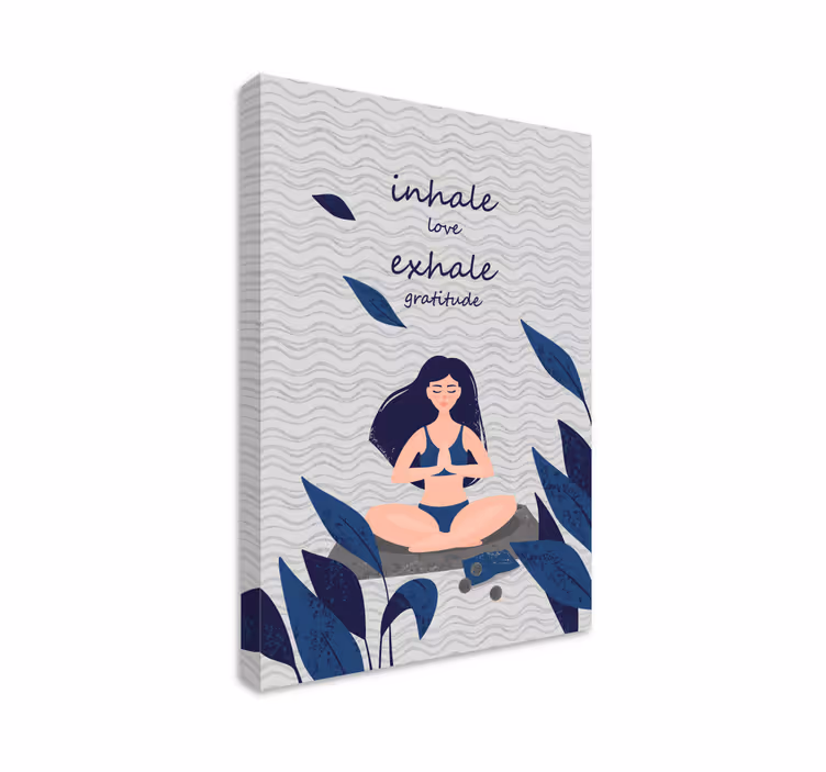 Zen-meditaatio zen canvas - Tenstickers