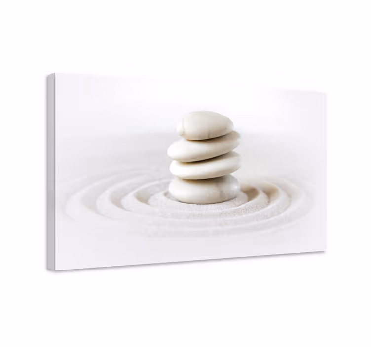 Zen kivet pino zen canvas - Tenstickers