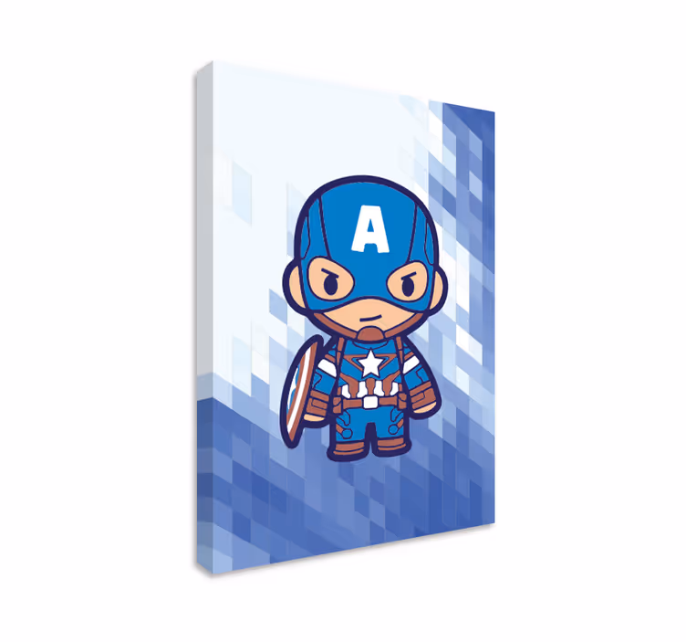 Superhéroes vengadores infantil supersankari canvas - Tenstickers