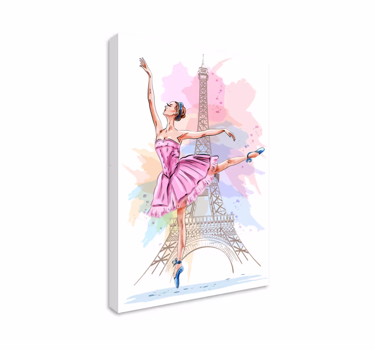 Bailarinas con estrellas ballerina canvas - Tenstickers