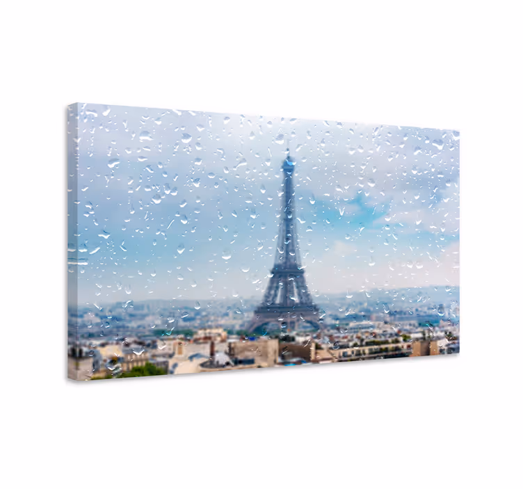 Eiffel-tornin kaavio canvas-taulu - Tenstickers