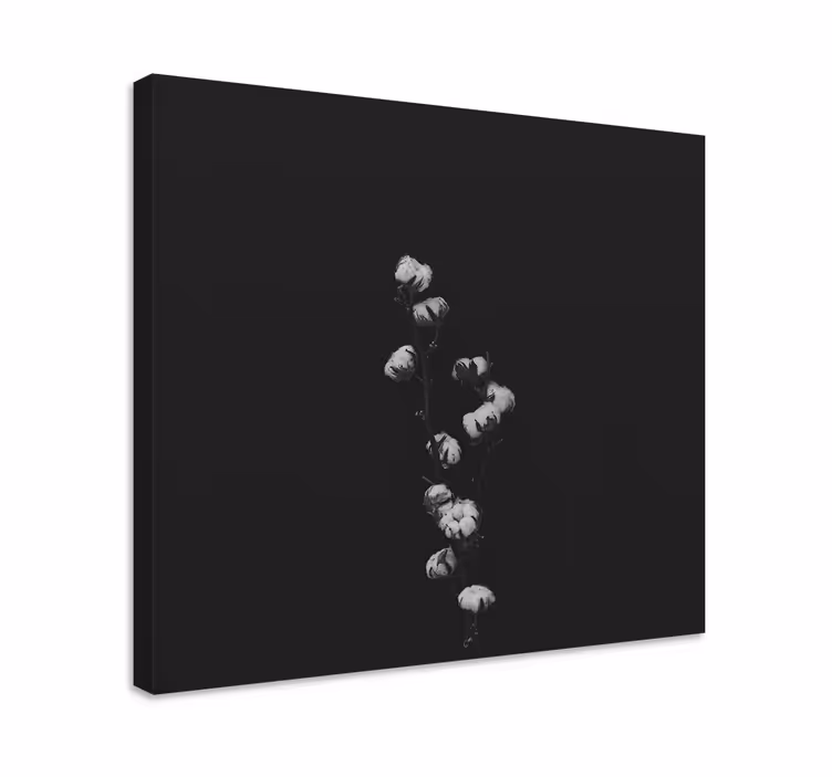 Hienostunut kasvi- ja kukkakuvasto canvas-taulu - Tenstickers
