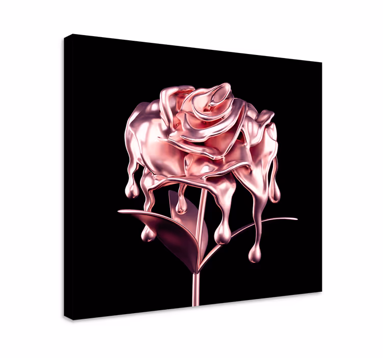 Sulava 3d kukka canvas taulu kukka - Tenstickers