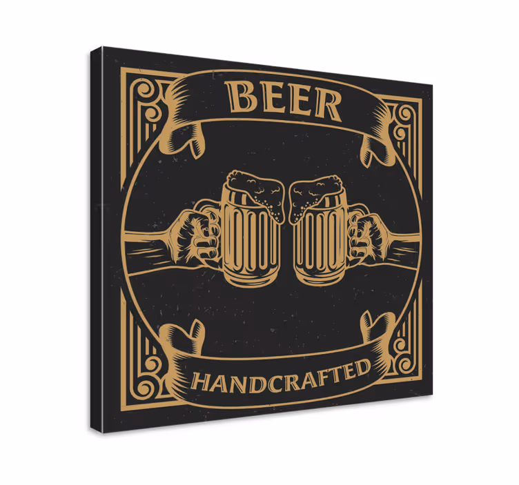 Bares rusticos cerveza maalais canvas - Tenstickers