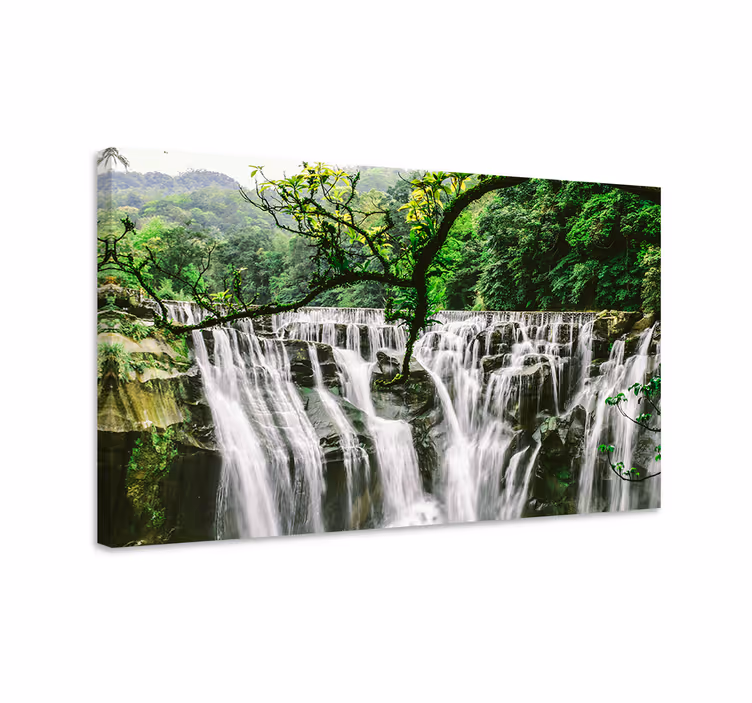Vesielementti canvas taulu maisema - Tenstickers