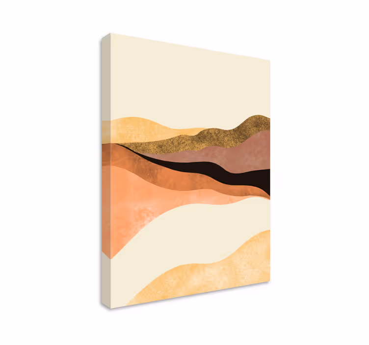 Vintage maalaus toimisto canvas - Tenstickers