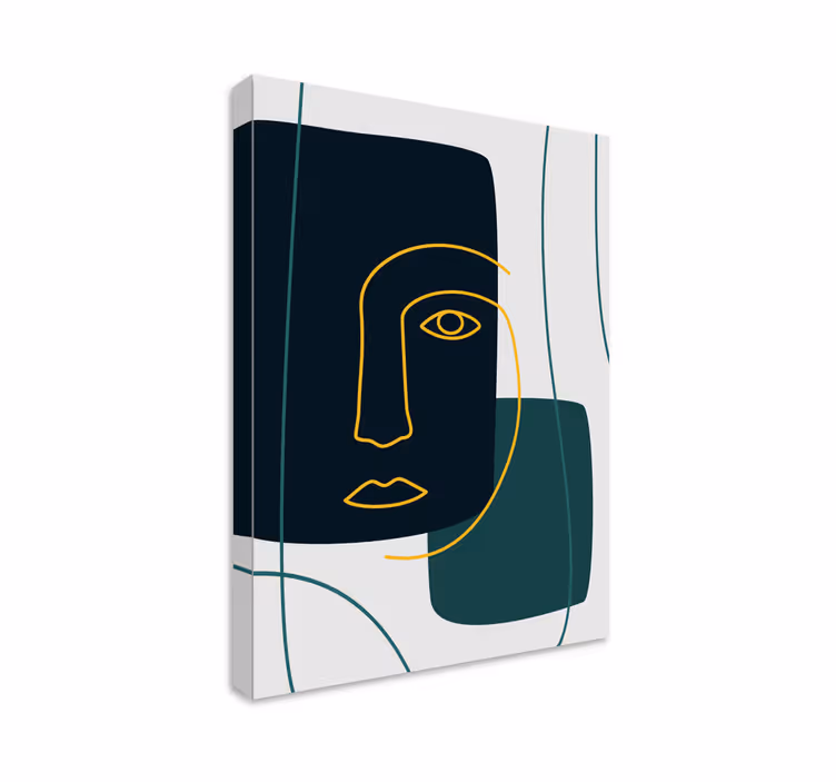 Abstrakti toimisto toimisto canvas - Tenstickers