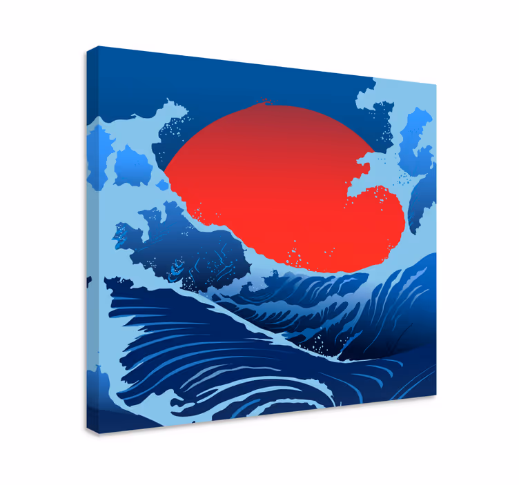 Valtameren auringonnousu canvas taulu maisema - Tenstickers