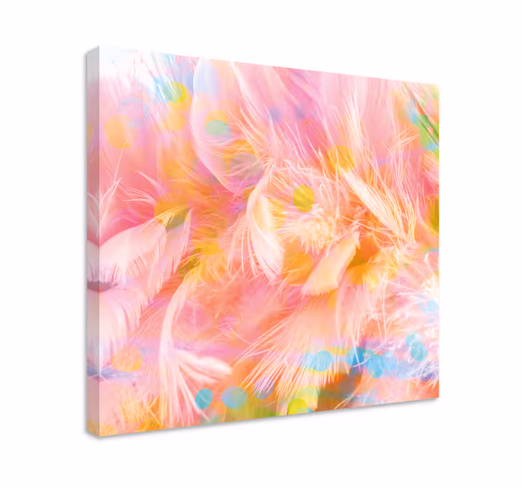 Plumas värit käytävä canvas - Tenstickers