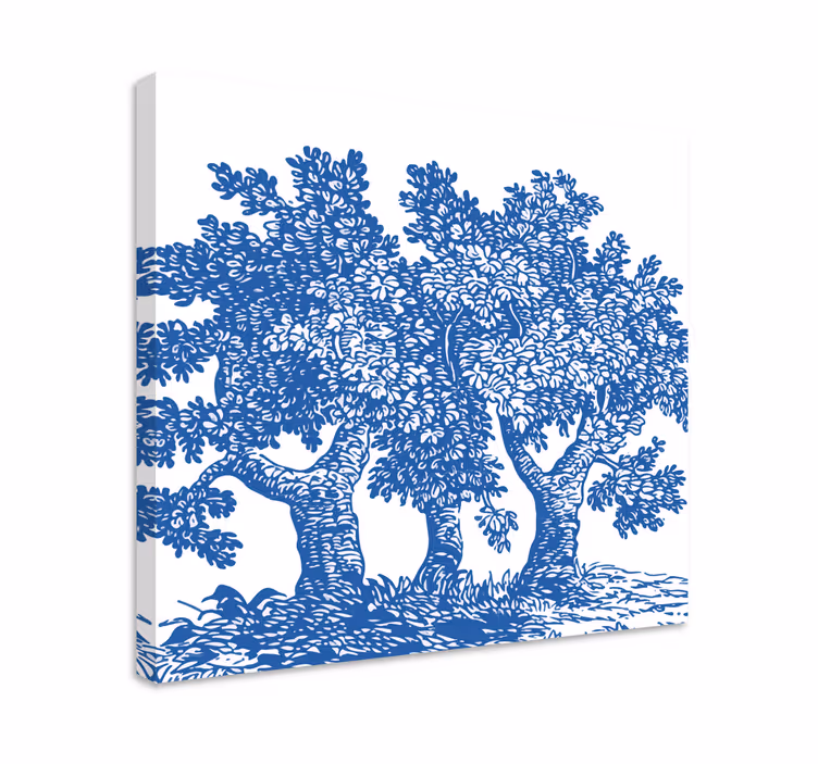 Kolme lehtipuut canvas taulu - Tenstickers