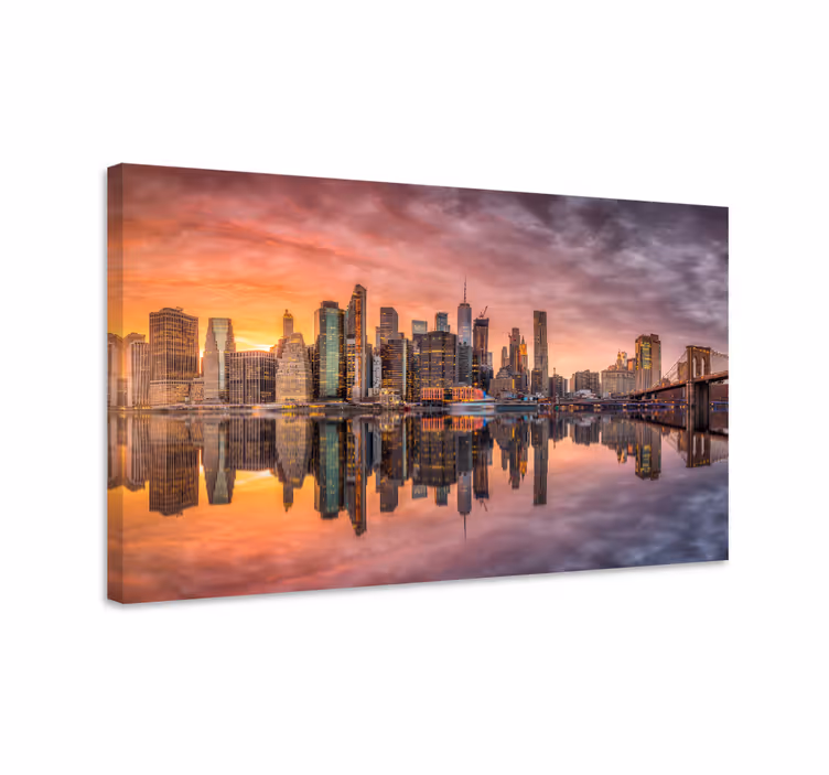 New york city kaupunki canvas - Tenstickers