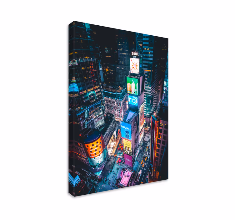 Aikaneliö new york kaupunki canvas - Tenstickers