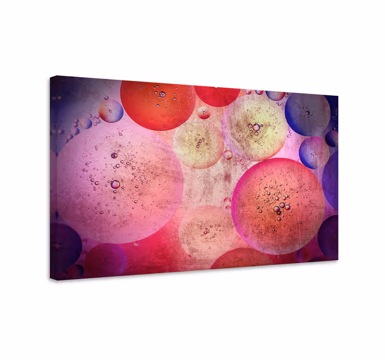 Kuplamallien muodostuminen abstrakti canvas taulu - Tenstickers