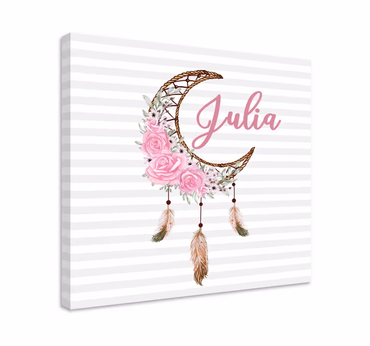 Kuu kukka-asetelma canvas-taulu - Tenstickers