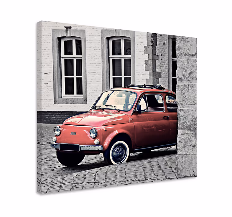 Vintage vanha tasainen 500 vintage canvas - Tenstickers