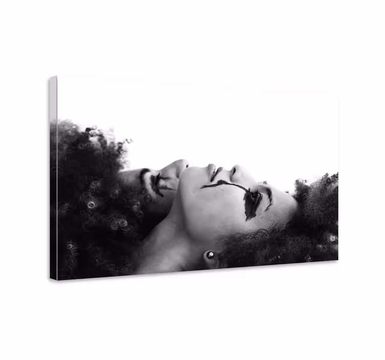 Maitoa ja kahvia taide canvas - Tenstickers