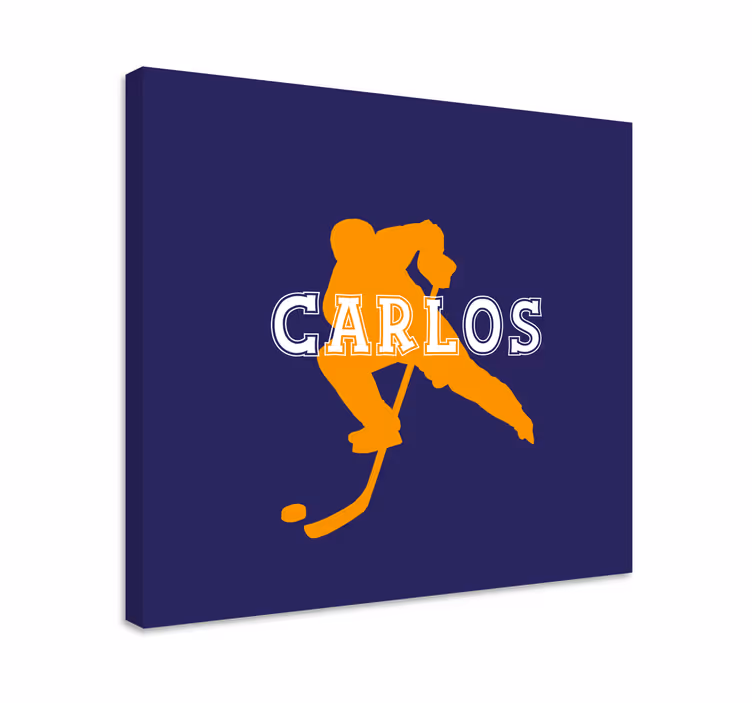Jääkiekkoilija urheilu canvas taulu - Tenstickers