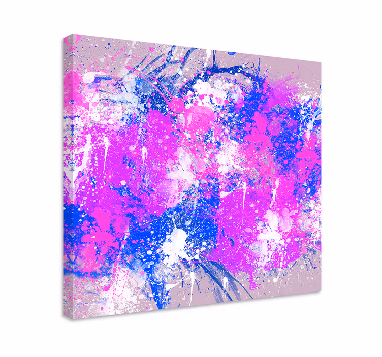 Eloisia abstrakteja roiskeita abstrakti canvas taulu - Tenstickers