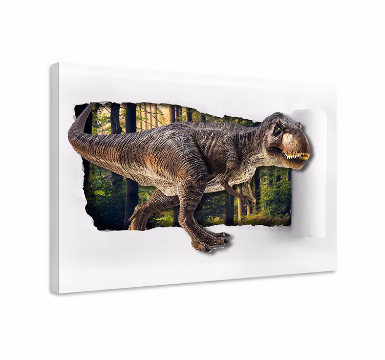 3d dinosaurus dinosaurus canvas - Tenstickers