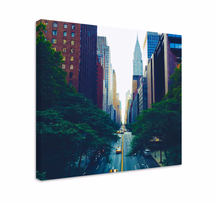 Manhattan kaupunkimaisema canvas taulu - Tenstickers