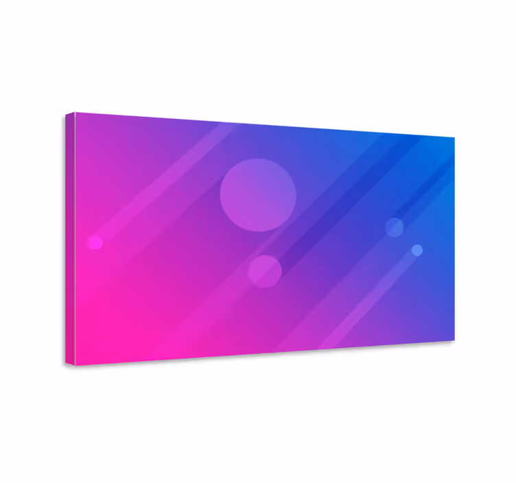 Abstrakti ympyräkuvio hedelmät canvas taulu - Tenstickers