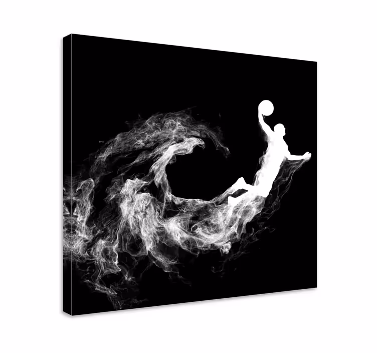 Dynaaminen koripallo liike urheilu canvas taulu - Tenstickers