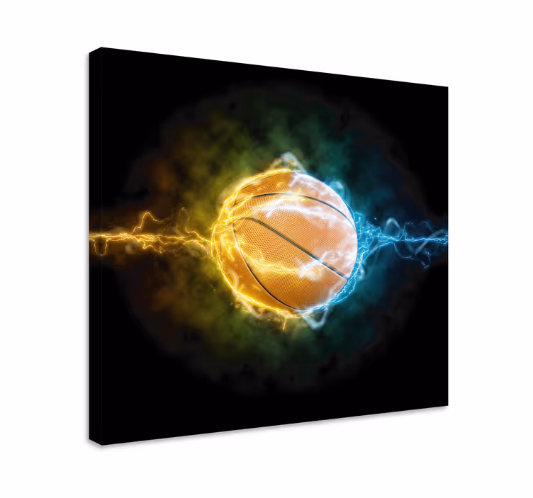Vesi- ja tulipallo nuorten canvas - Tenstickers