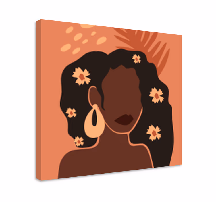Elegantti naisfiguuri canvas taulu - Tenstickers