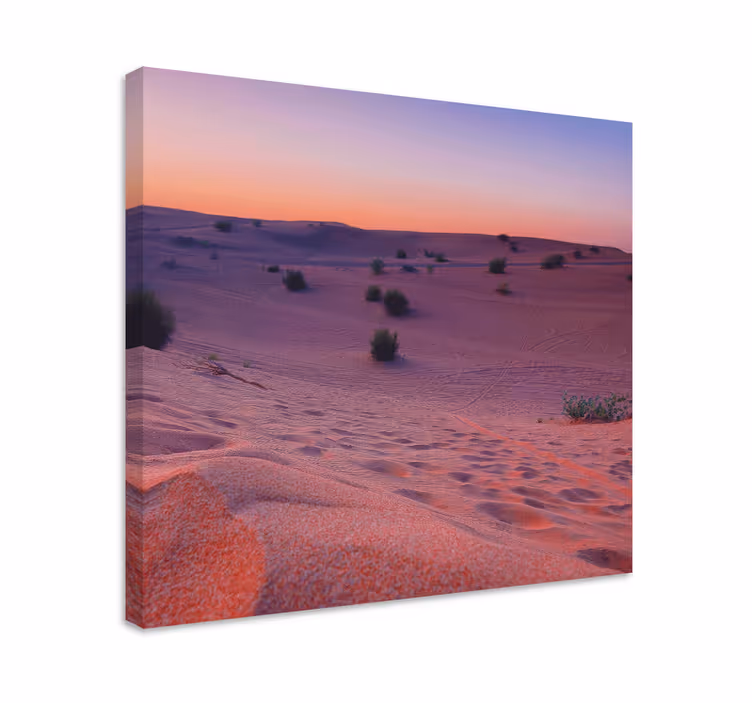Aavikkohiekat rauhoittava maisema canvas taulu - Tenstickers