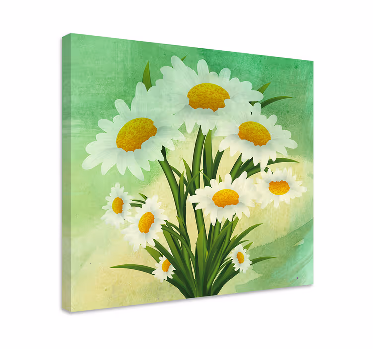 Maalattu koiranputkea canvas taulu kukka - Tenstickers